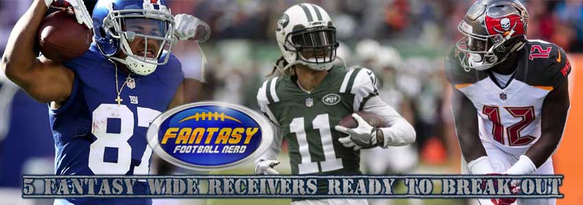 5 Fantasy Wide Receivers Ready to Break Out