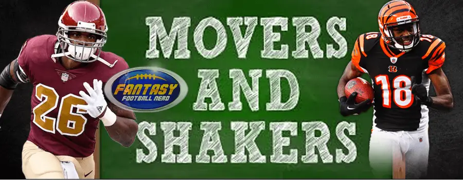 Fantasy Football Movers and Shakers